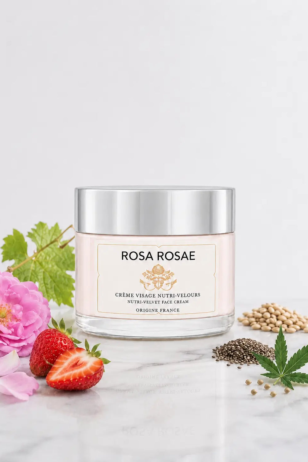 Nutri-velvet face cream Rose de France