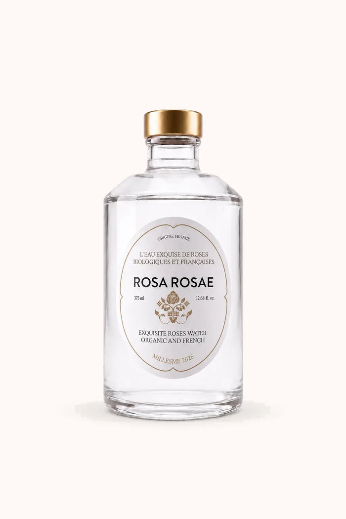 Eau exquise aux roses biologiques et françaises