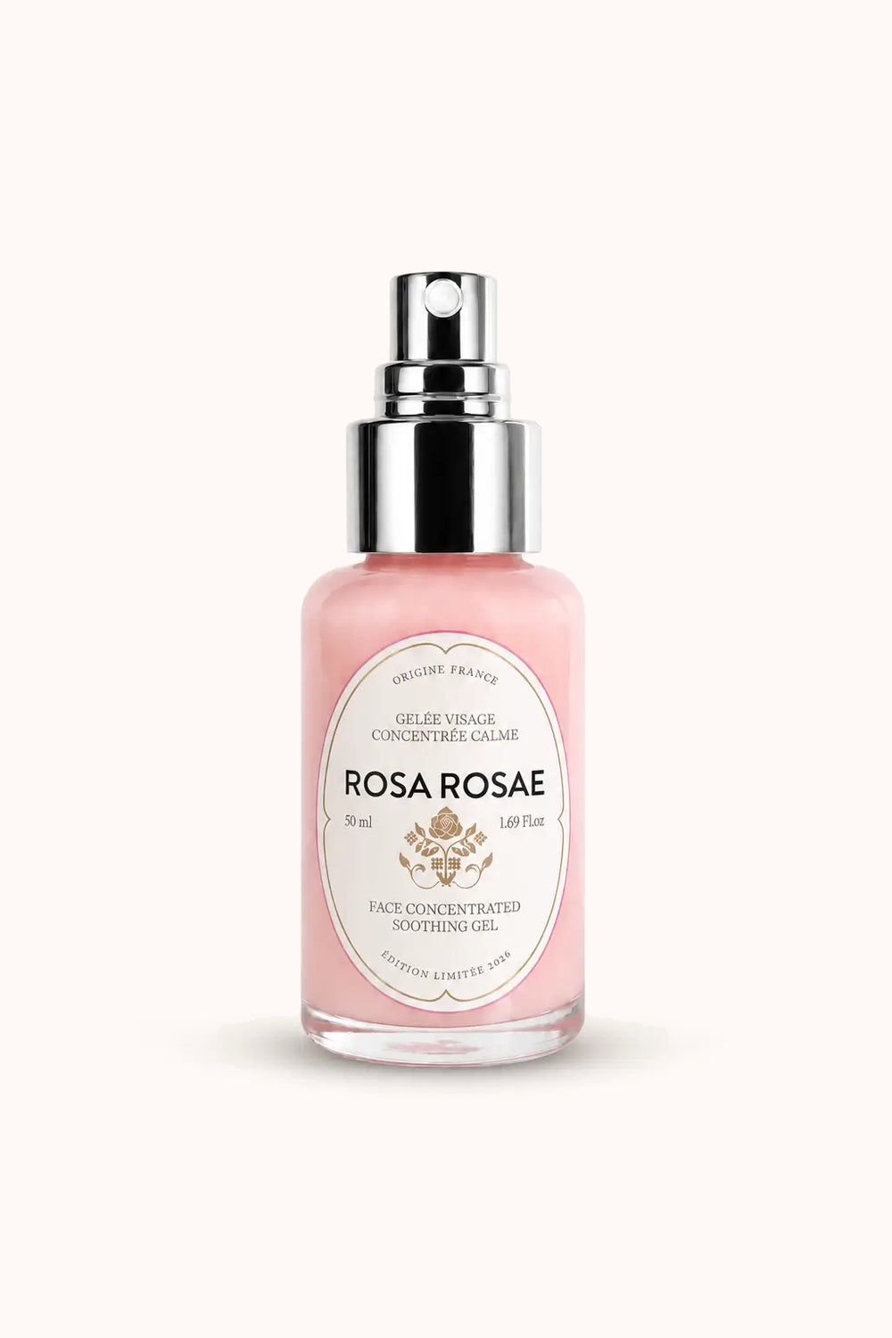 Calming concentrated face gel Rose de France